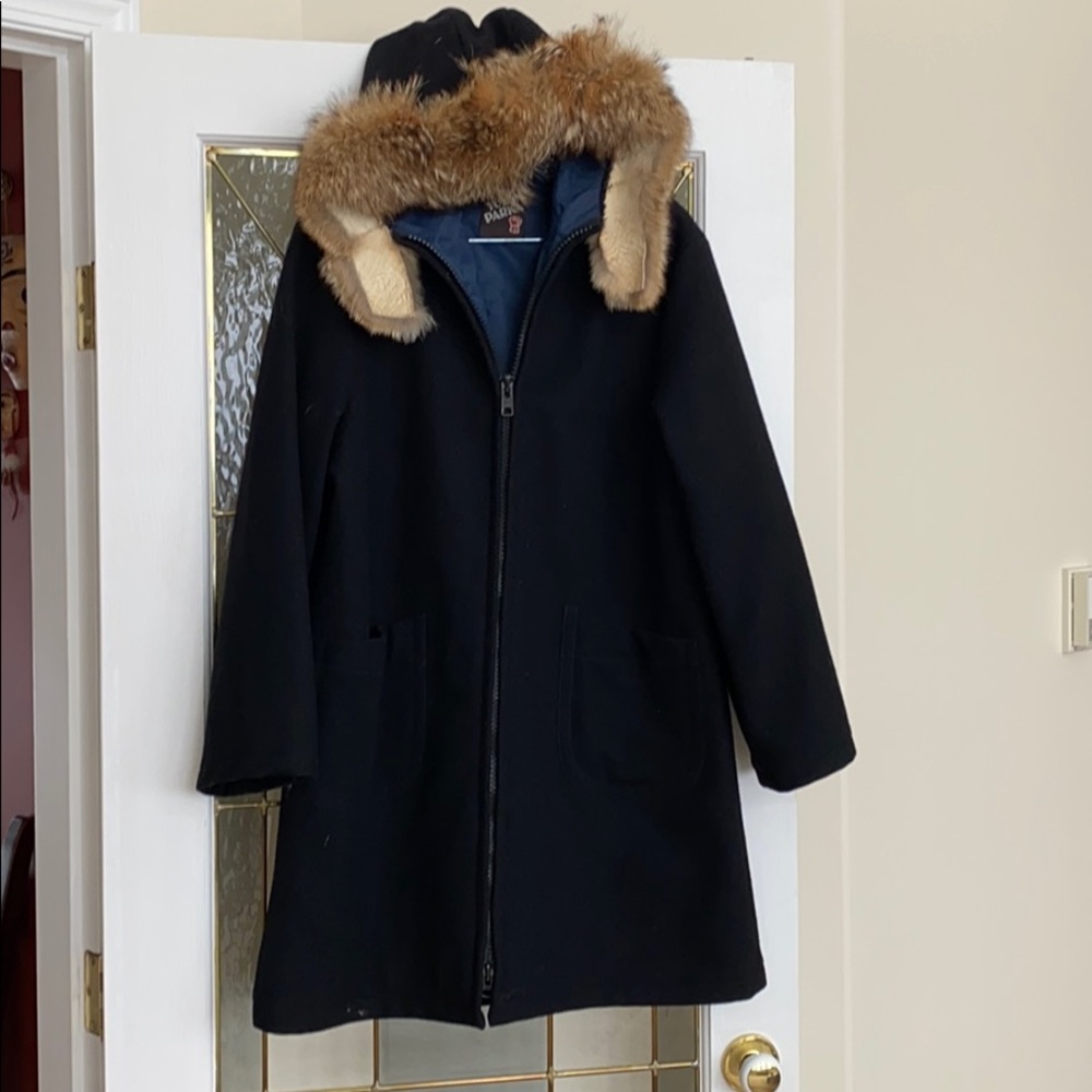 Vintage Yukon Wool Parka with real fur.